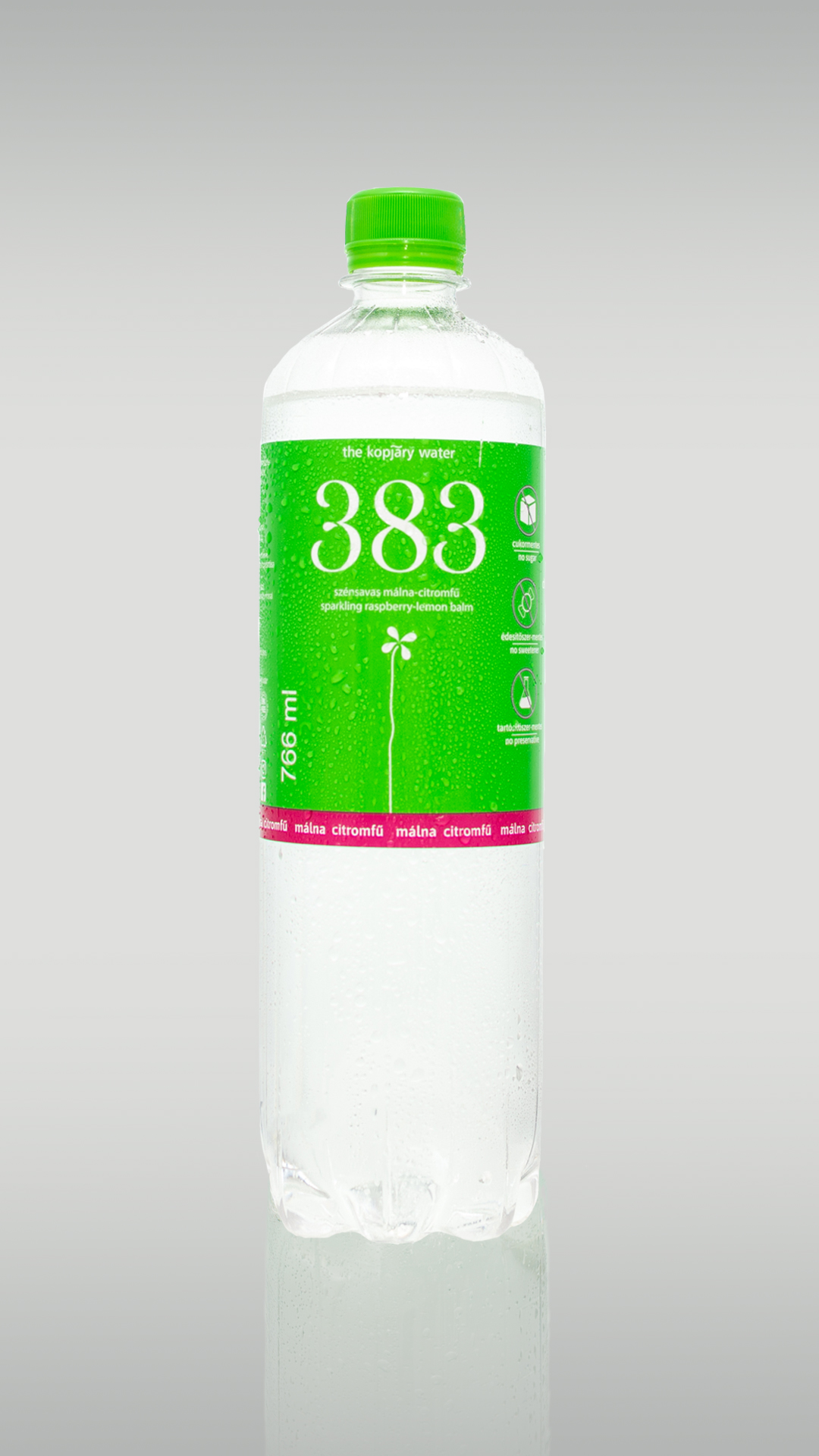 383 the kopjary water szénsavas málna-citromfű 766 ml