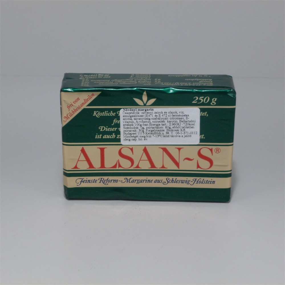 Alsan-S növényi margarin /zöld/ 250 g