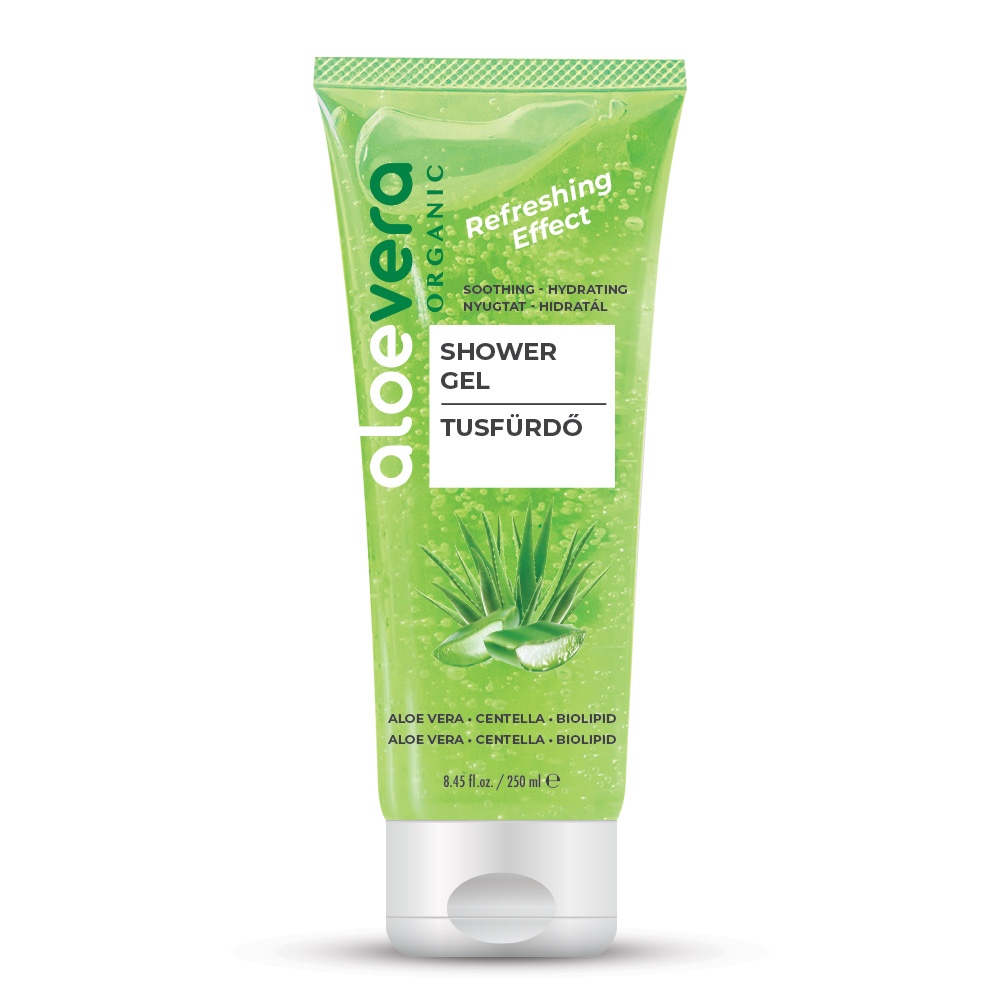 Aloe vera organic frissítő tusfürdő 250 ml