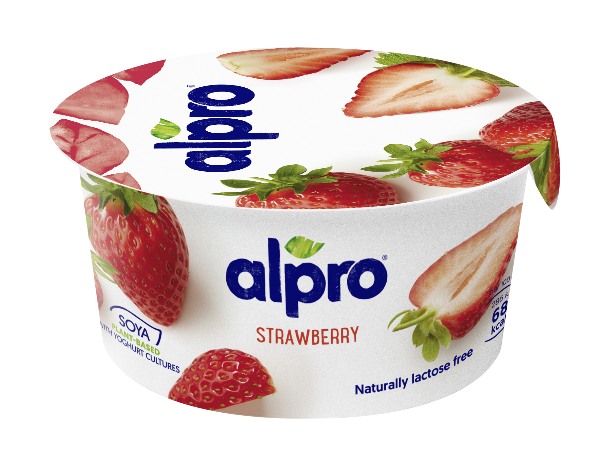 Alpro szójagurt epres 150 g