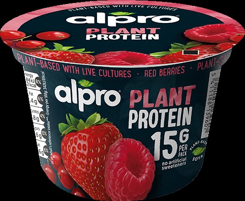 Alpro protein szójagurt pirosgyümölcs 200 g