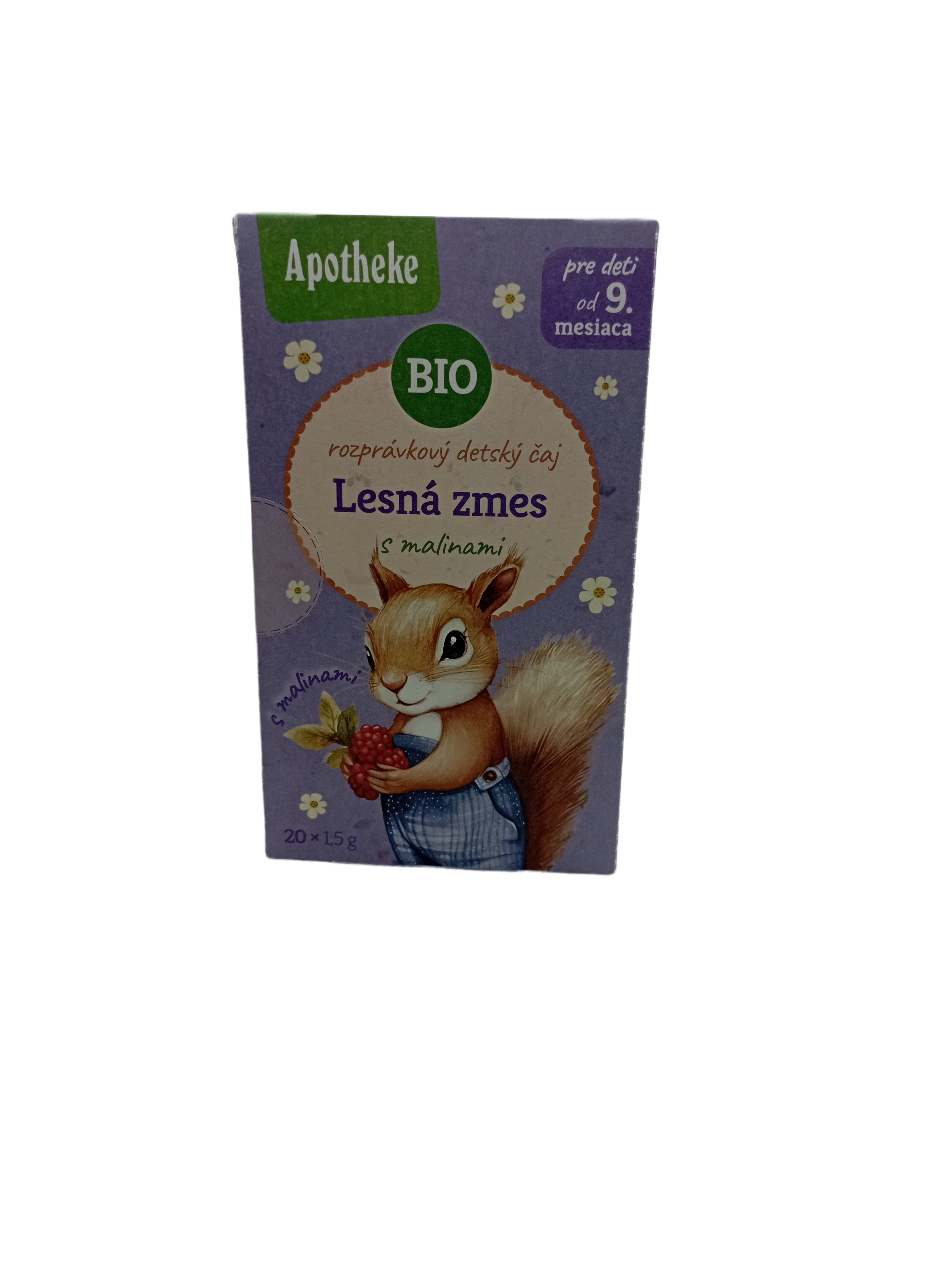 Apotheke fincsi gyerektea erdei gyümölcsökkel és málnával 20x1,5g 30 g