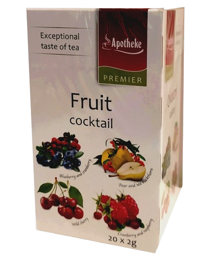 Apotheke gyümölcskoktél tea 20x2g 40 g