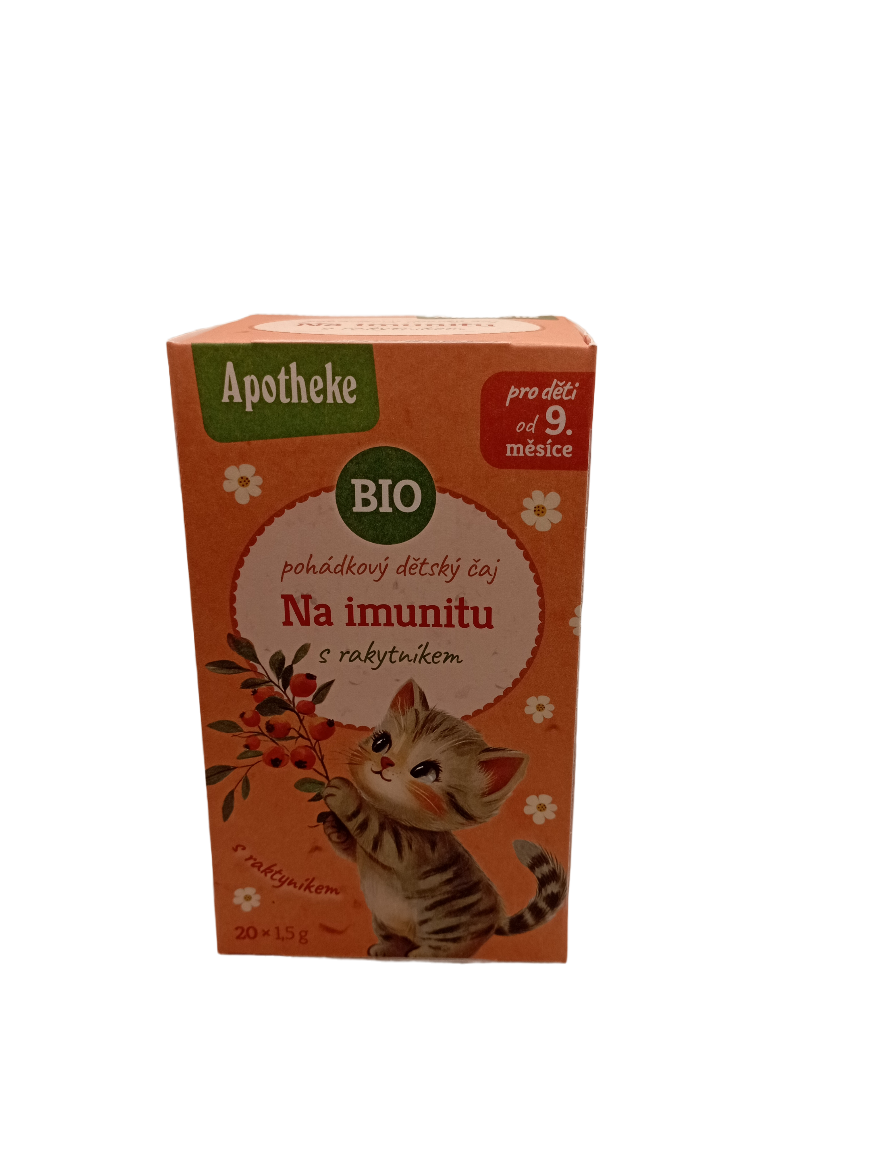 Apotheke immucare gyerektea csipkebogyóval és homoktövissel 20x1,5g 30 g