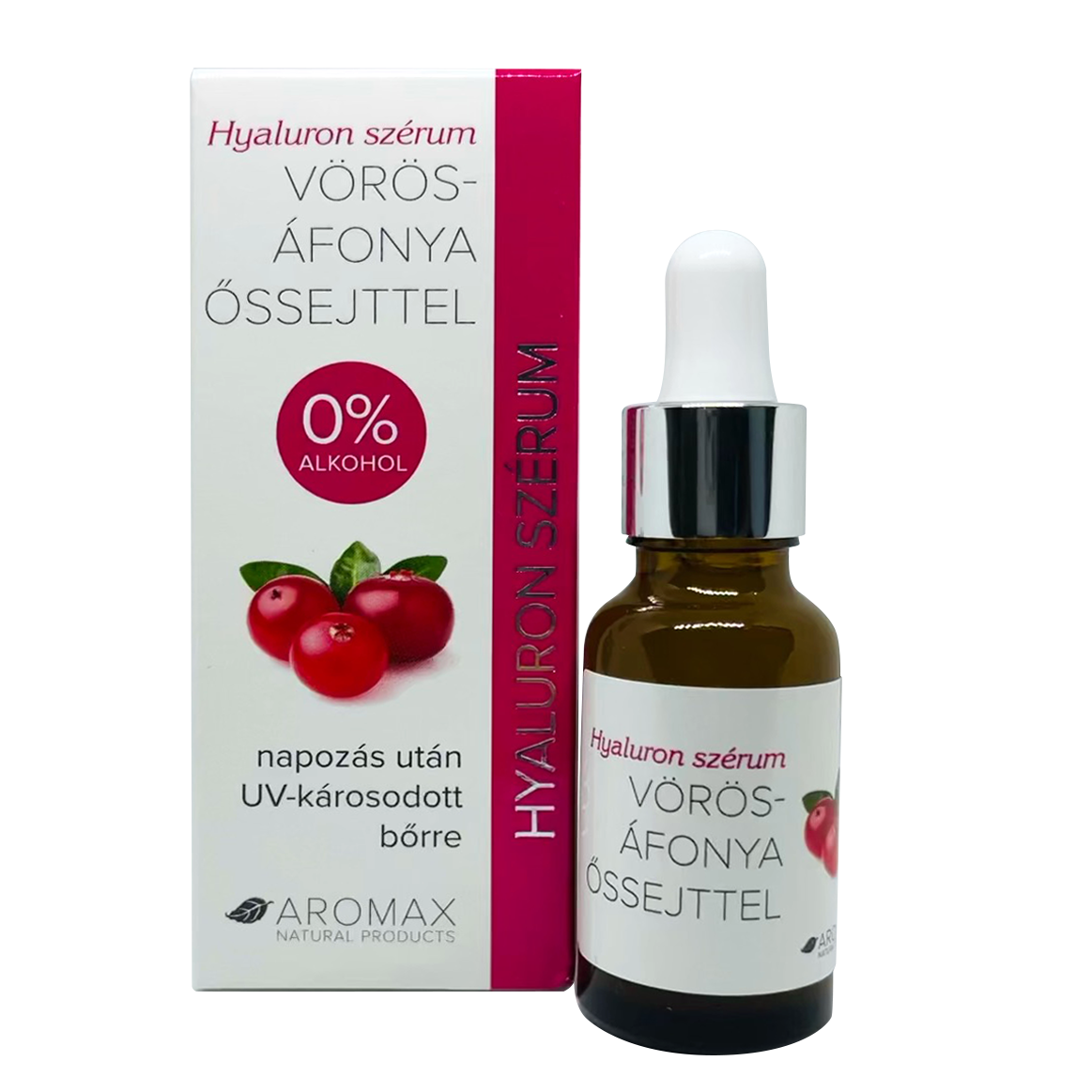 Aromax hyaluron szérum vörösáfonya őssejttel 20 ml