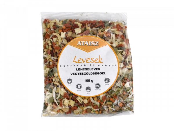 Ataisz lencseleves vegyeszöldséggel 160 g