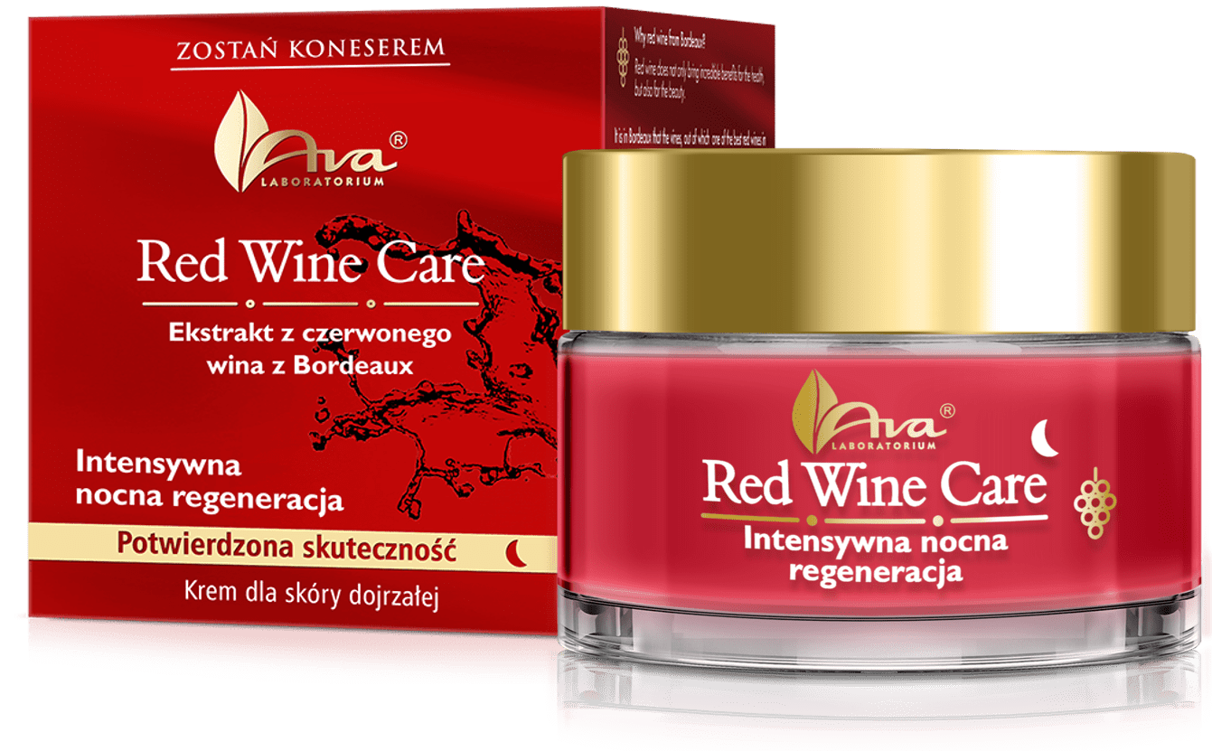 Ava anti aging ránctalanító éjszakai arckrém bordeaux-i vörösbor kivonattal 50 ml
