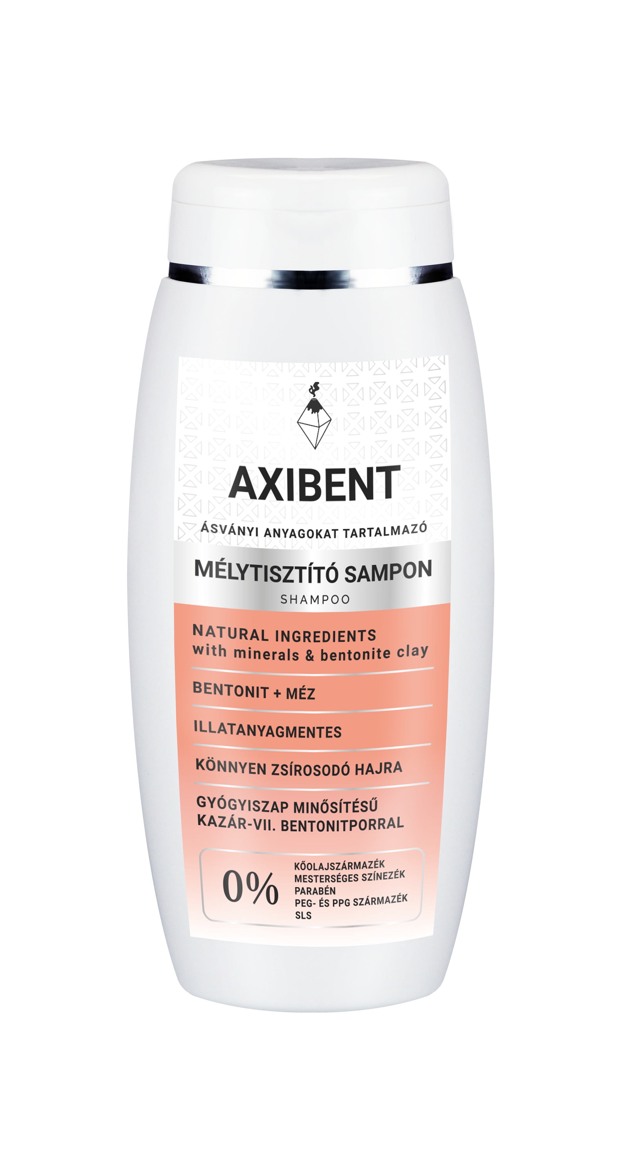 Axibent mélytisztító sampon zsíros hajtípusra 200 ml