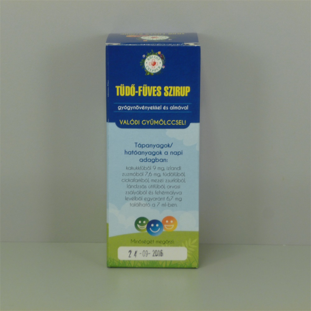 Bálint tüdő-füves szirup gyógynövényekkel és almával 150 ml