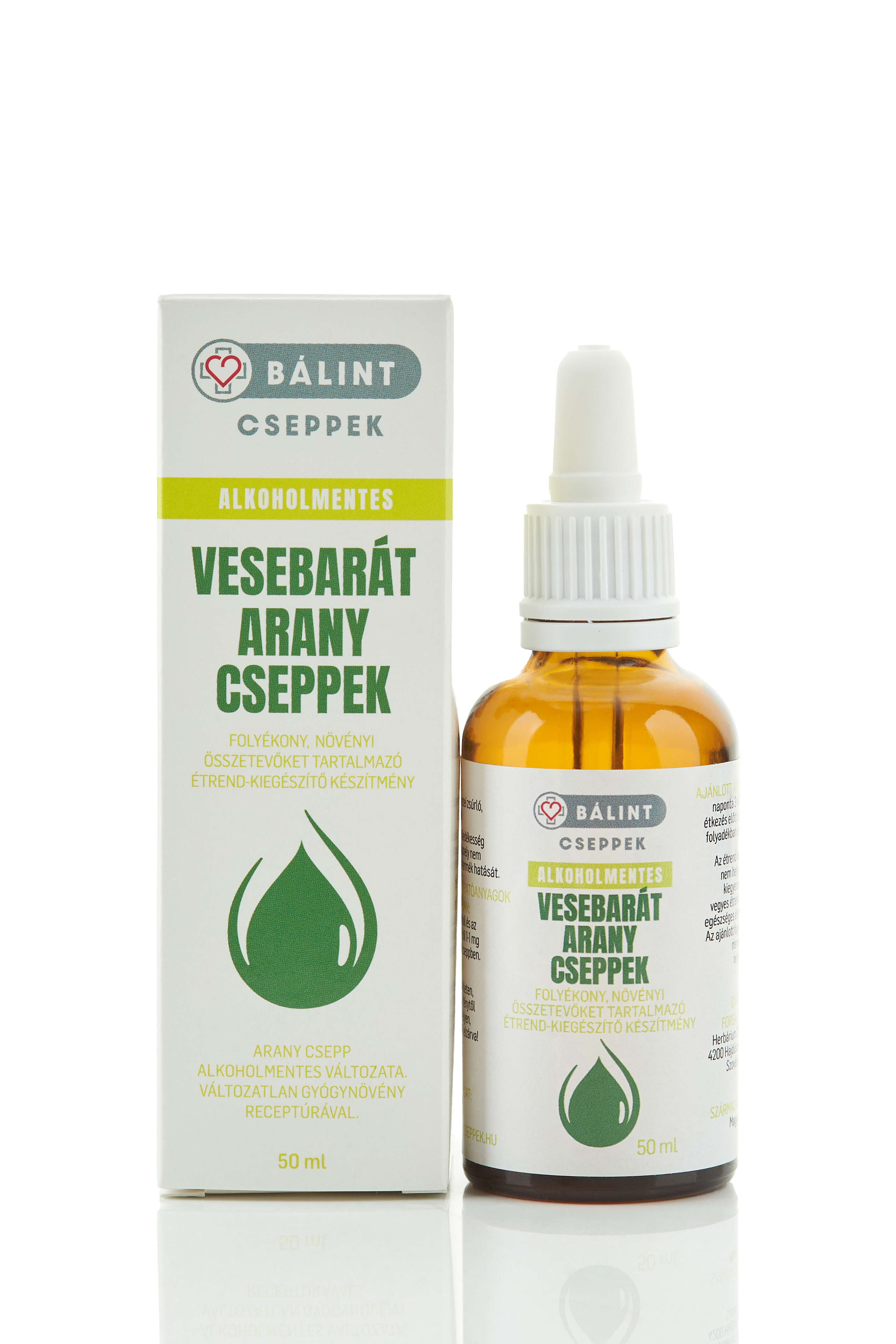 Bálint cseppek alkoholmentes vesebarát arany csepp 50 ml