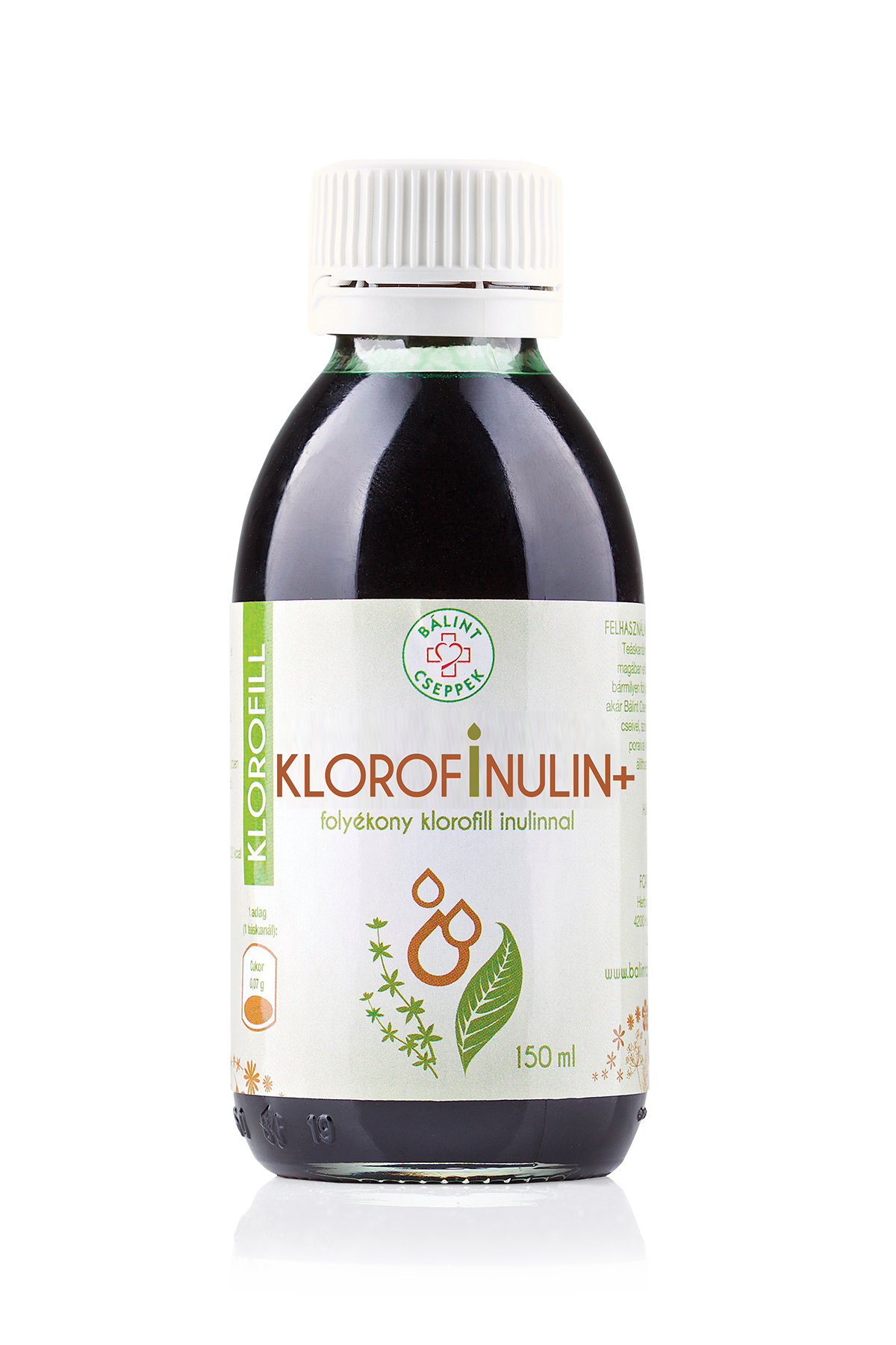 Bálint cseppek klorofinulin+ folyékony klorofil inulinnal 150 ml