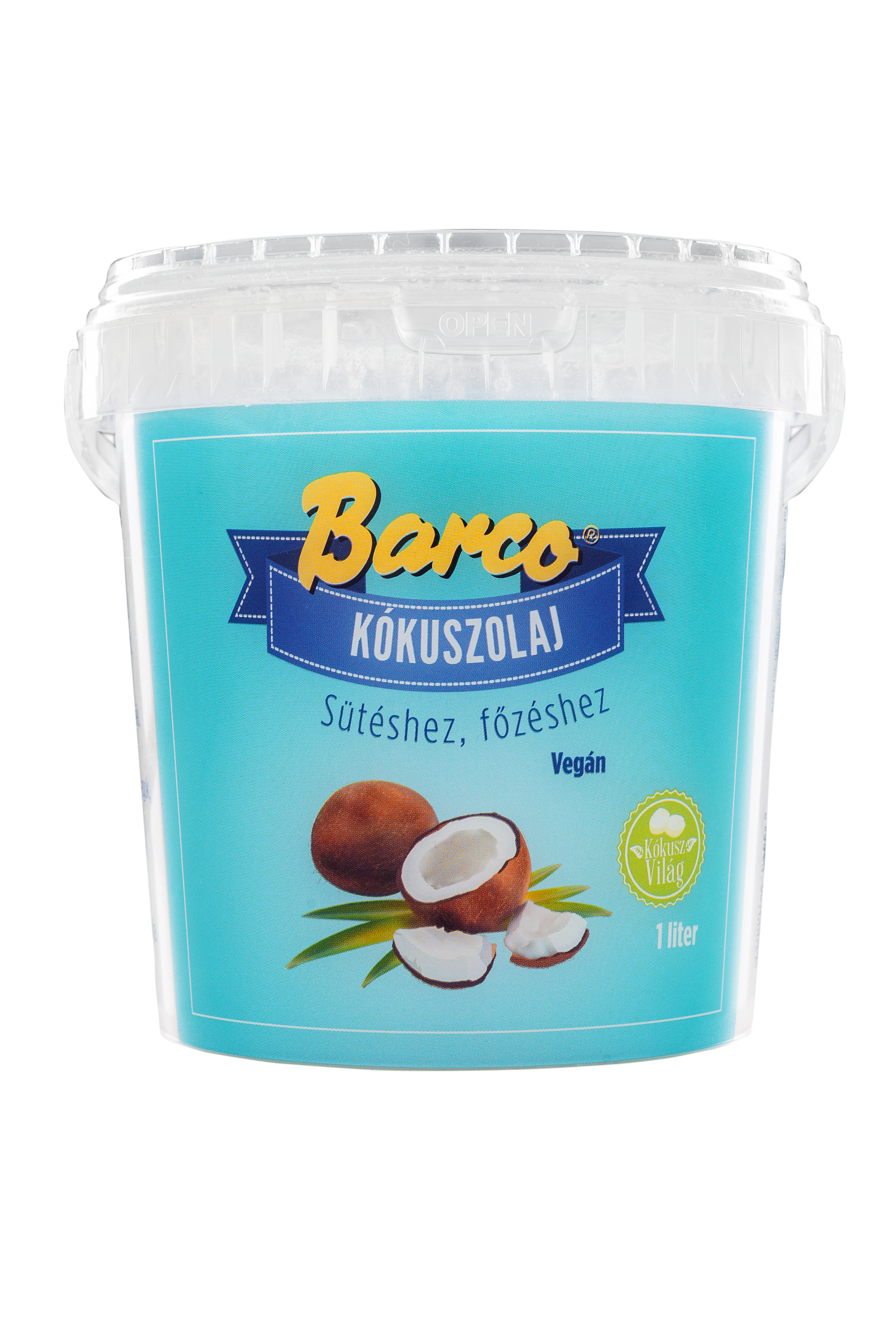 Barco kókuszolaj sütéshez főzéshez vödörben 1000 ml