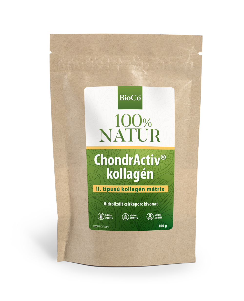Bioco 100% natur chondractiv kollagén tasakos por 100 g