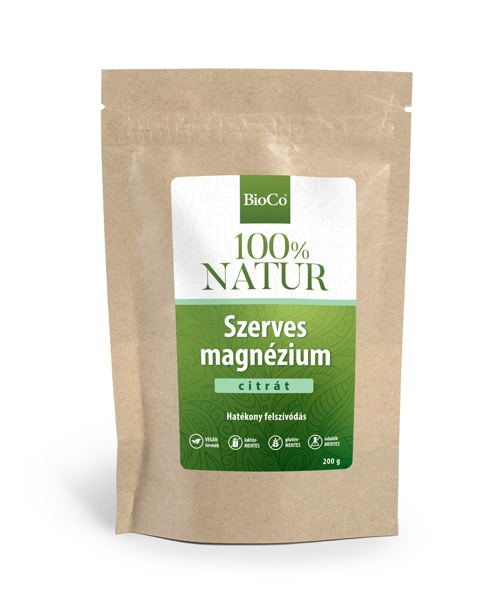 Bioco 100% natur szerves magnézium tasakos por 200 g