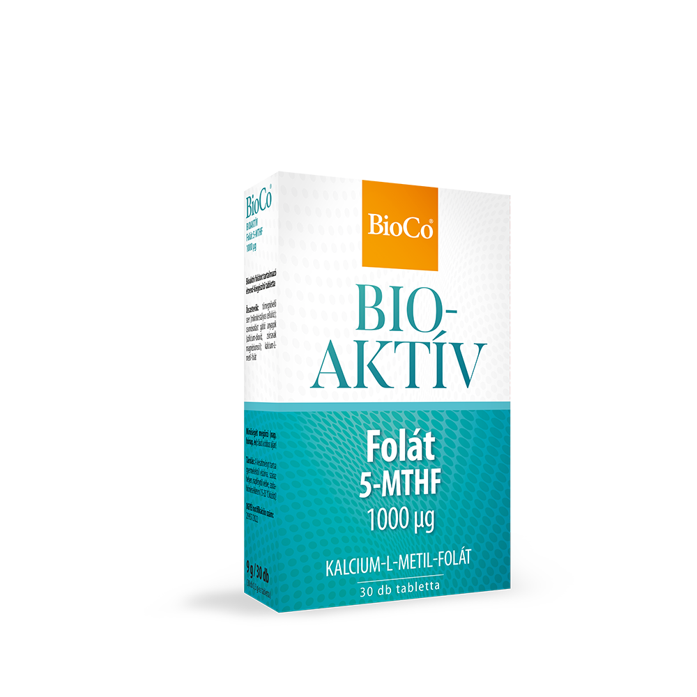 Bioco bioaktív folát 5-mthf 1000µg tabletta 30 db