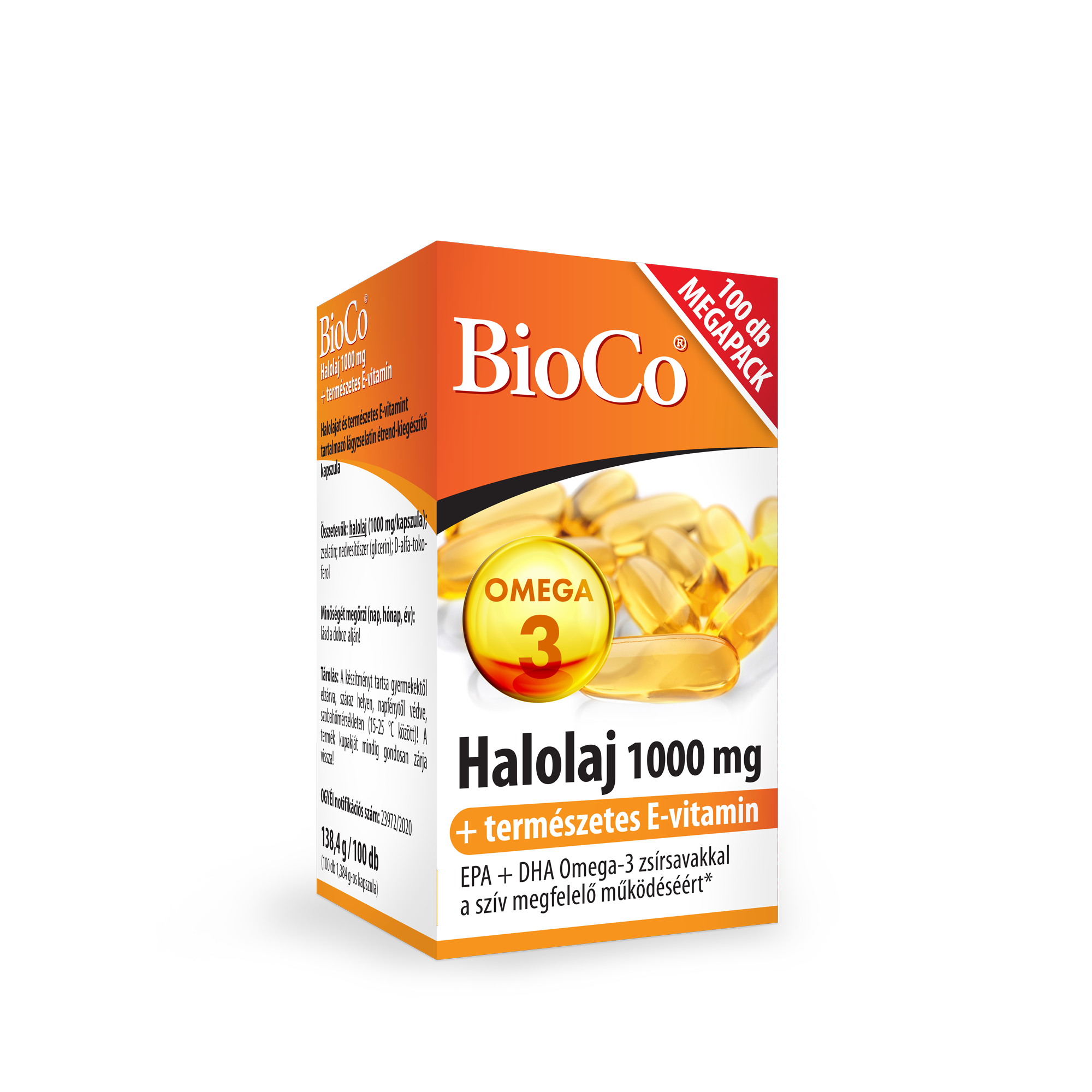 Bioco halolaj 1000 mg 100 db
