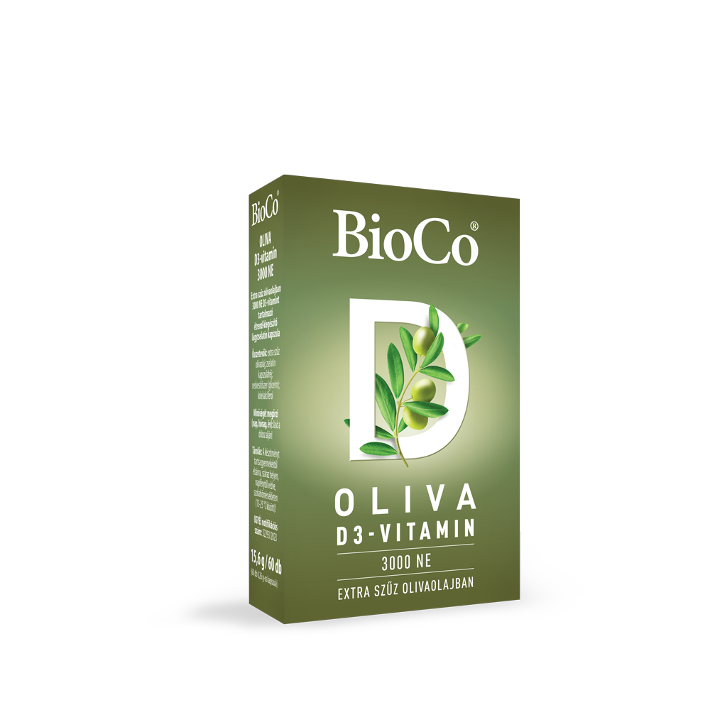 Bioco oliva d3-vitamin 3000ne 60 db