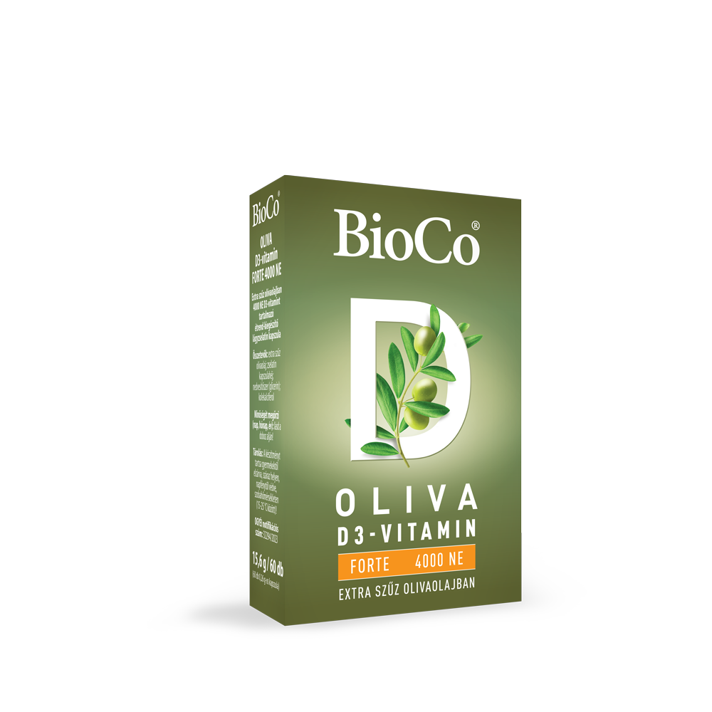 Bioco oliva d3-vitamin 4000ne 60 db