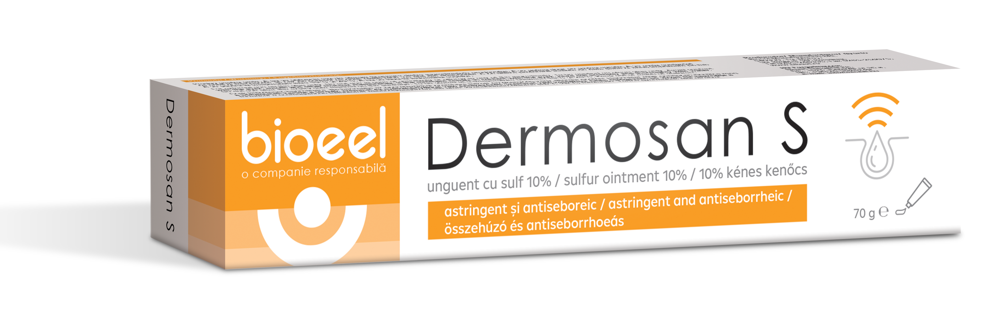 Bioeel dermosan s (sulfur10%) kénes kenőcs 70 g