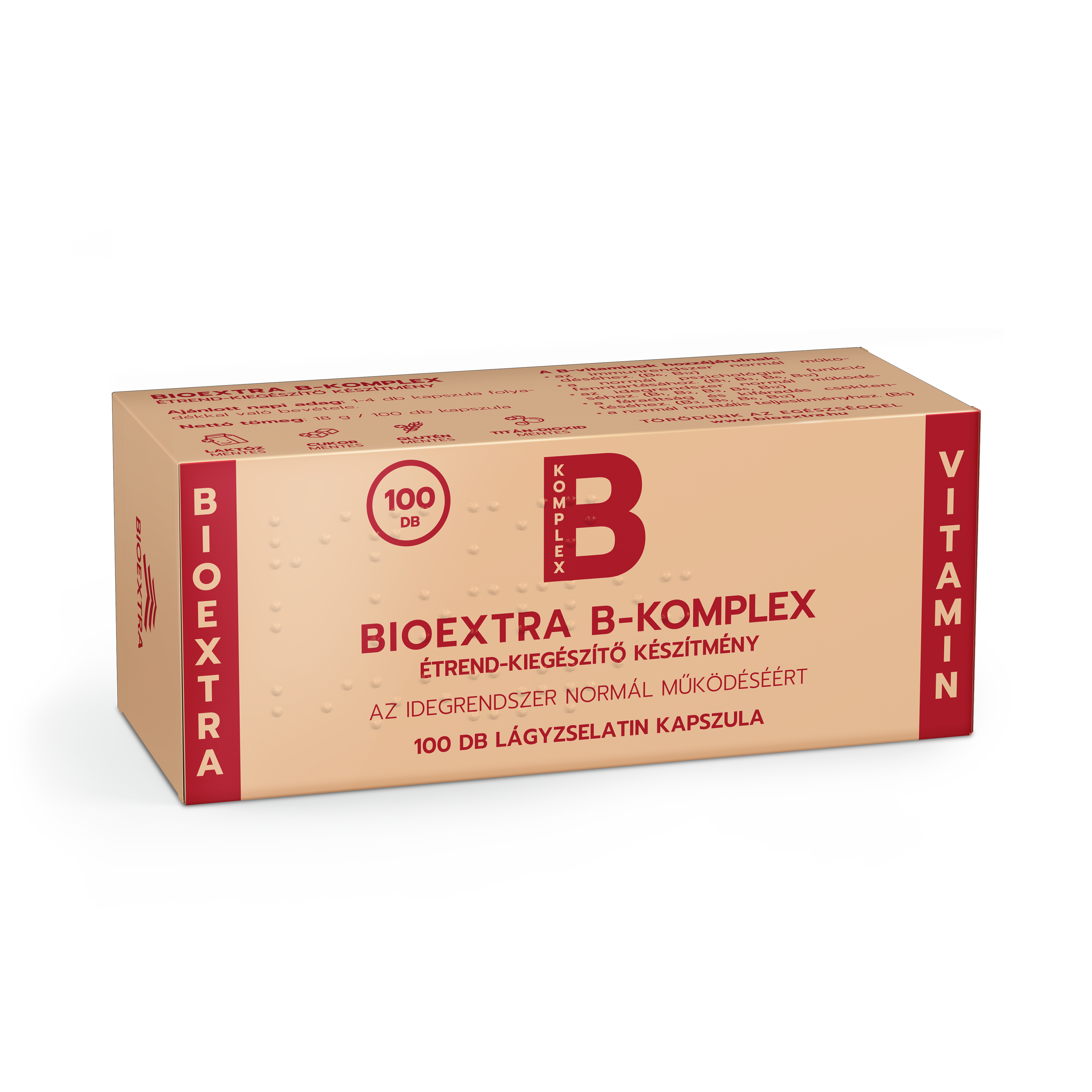 Bioextra b-komplex étrend-kiegészítő lágyzselatin kapszula 100 db