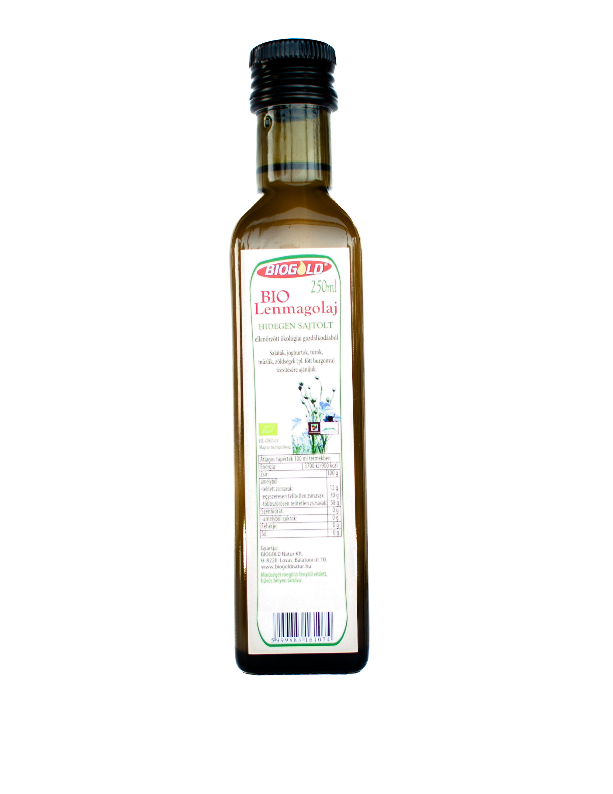 Biogold bio lenmagolaj 250 ml
