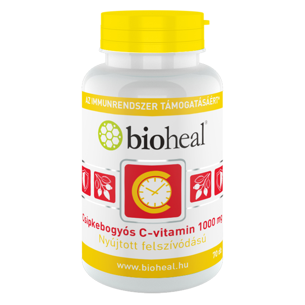 Bioheal csipkebogyós c-vitamin 1000mg nyújtott felszívódású 70 db