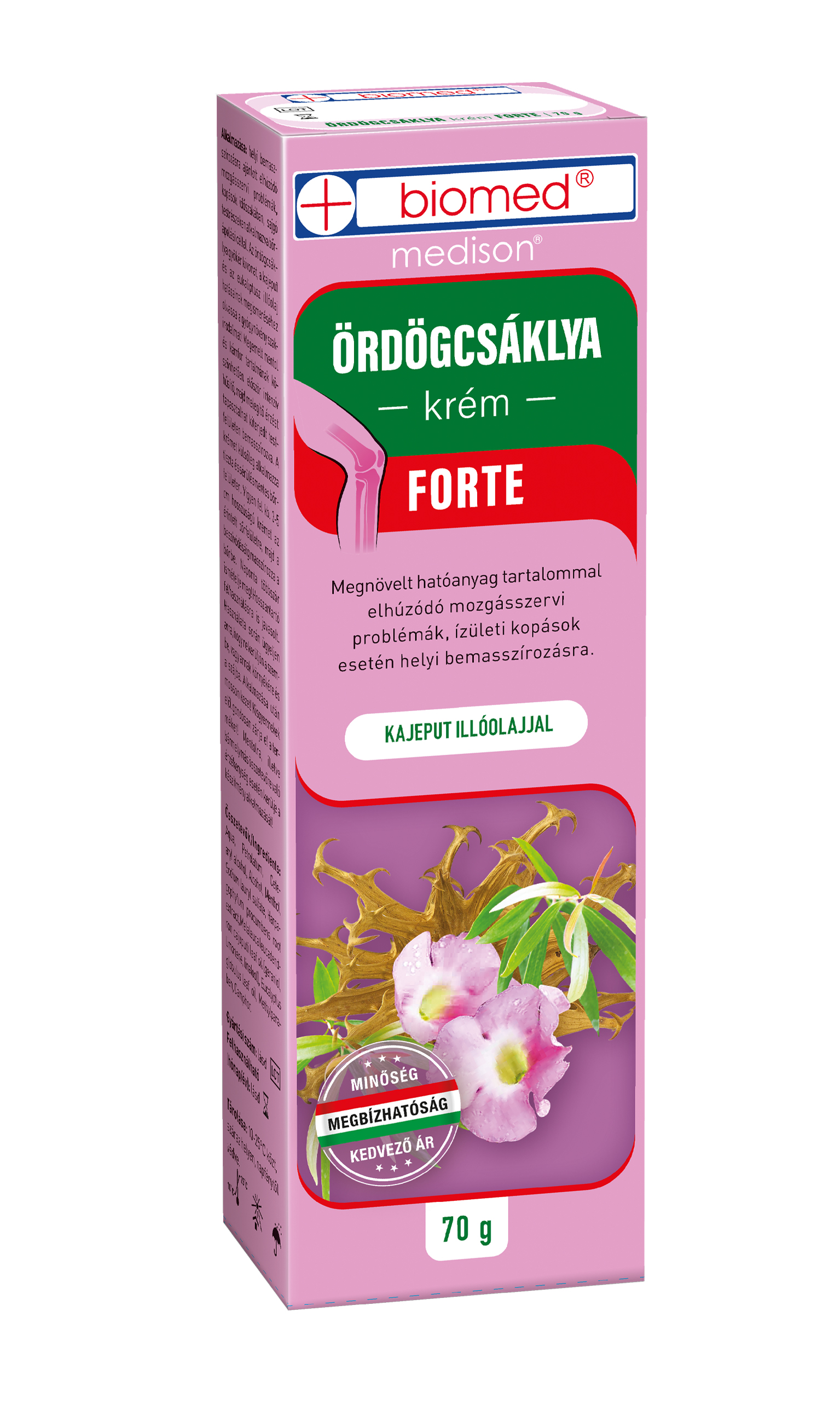 Biomed ördögcsáklya krém forte 70 g