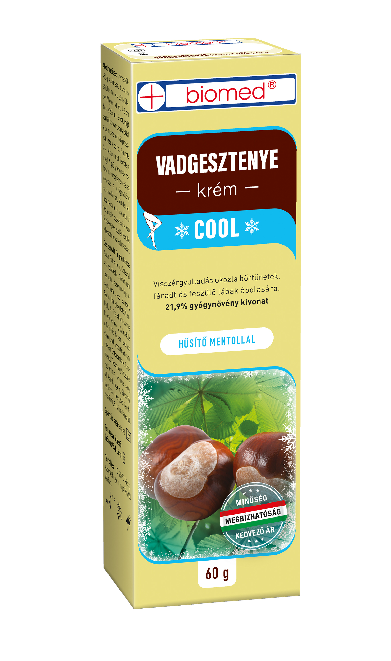 Biomed vadgesztenye krém cool 60 g