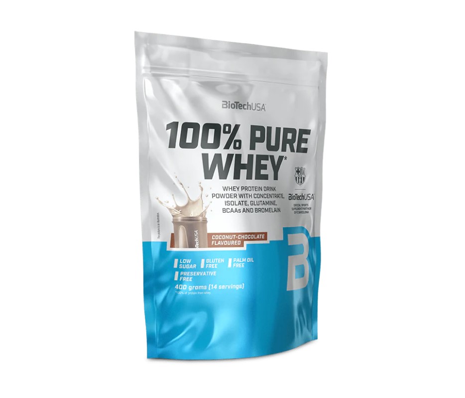 Biotech 100% pure whey kókusz-csokoládé 400 g