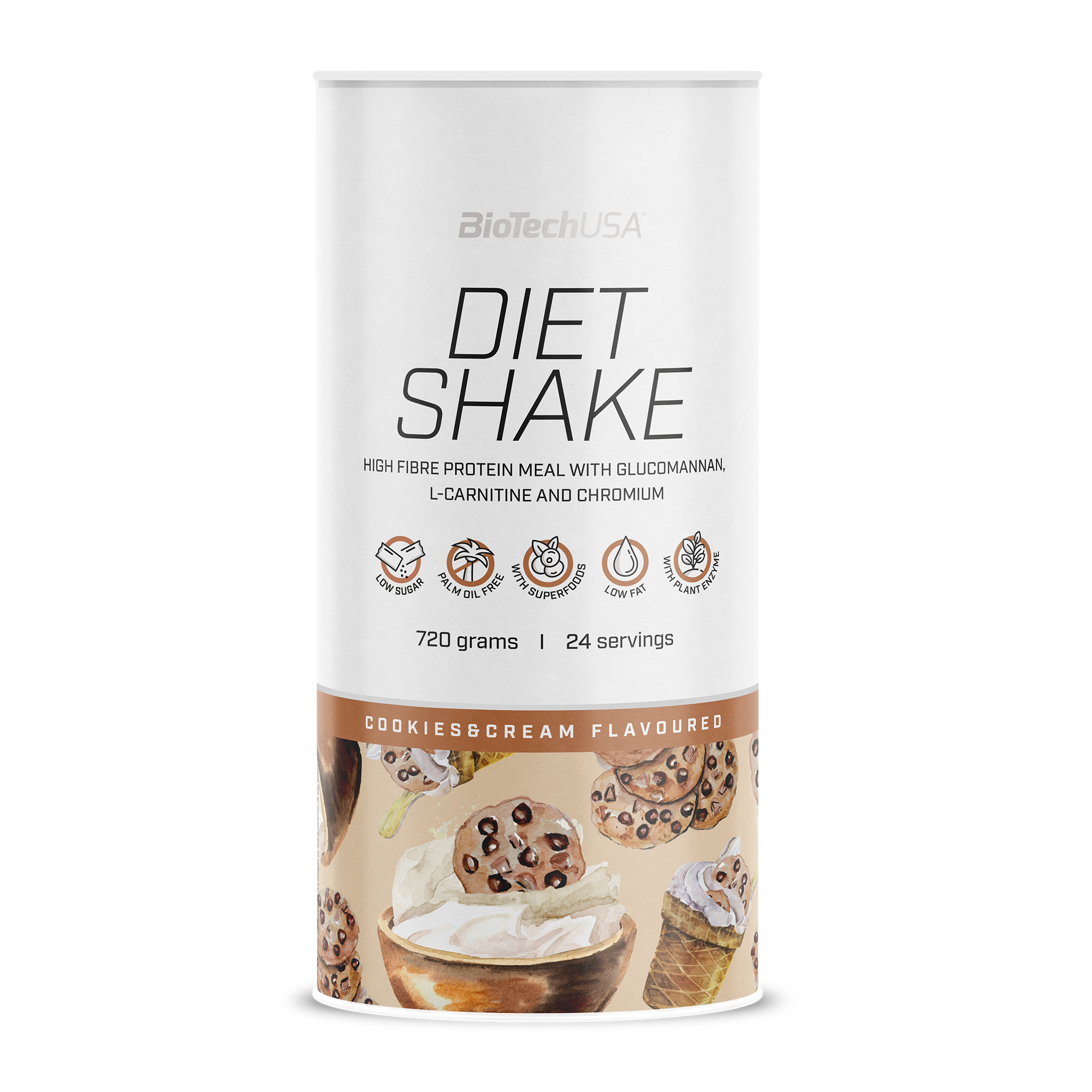 Biotech diet shake cookies & cream 720 g