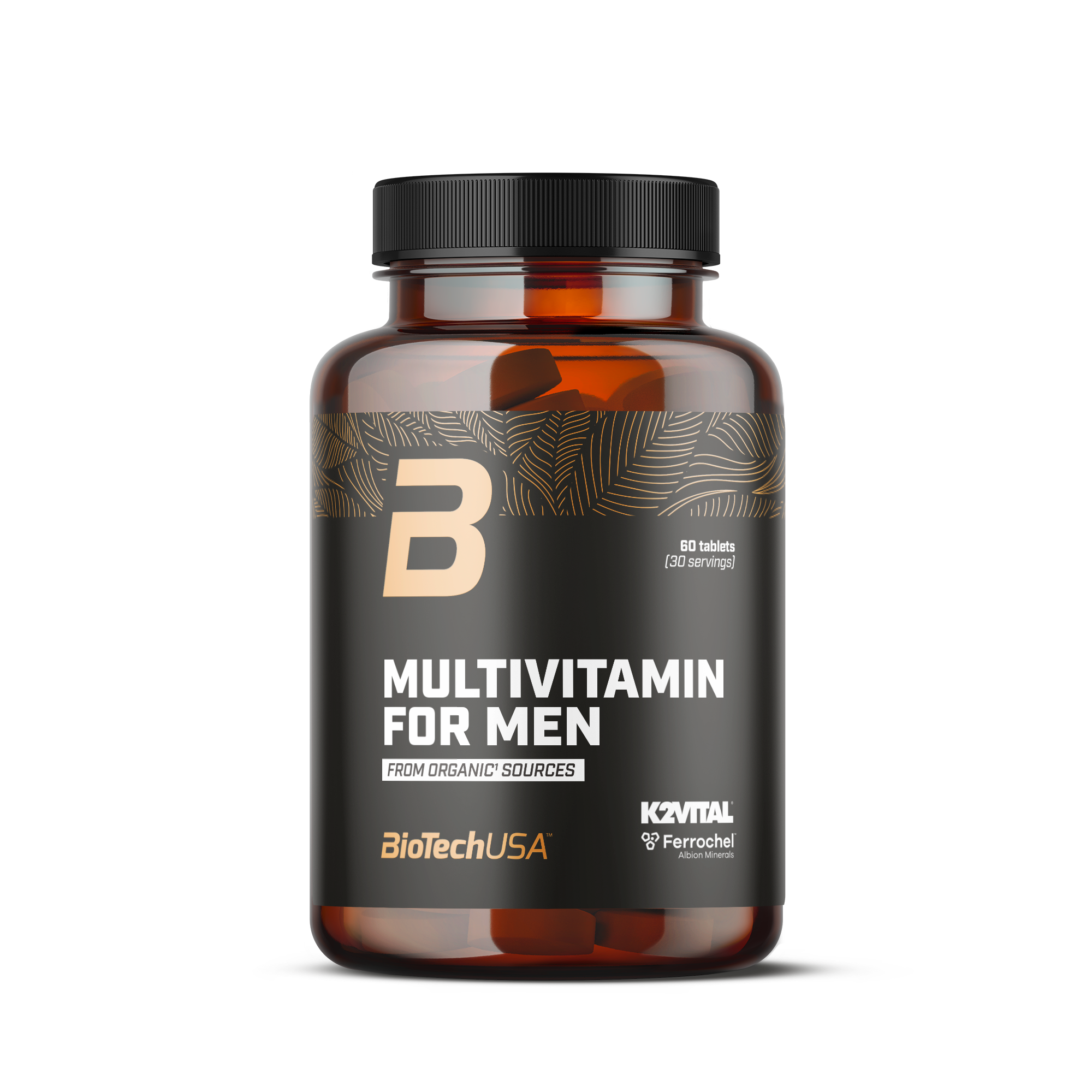 Biotech multivitamin for men from organic sources tabletta 60 db