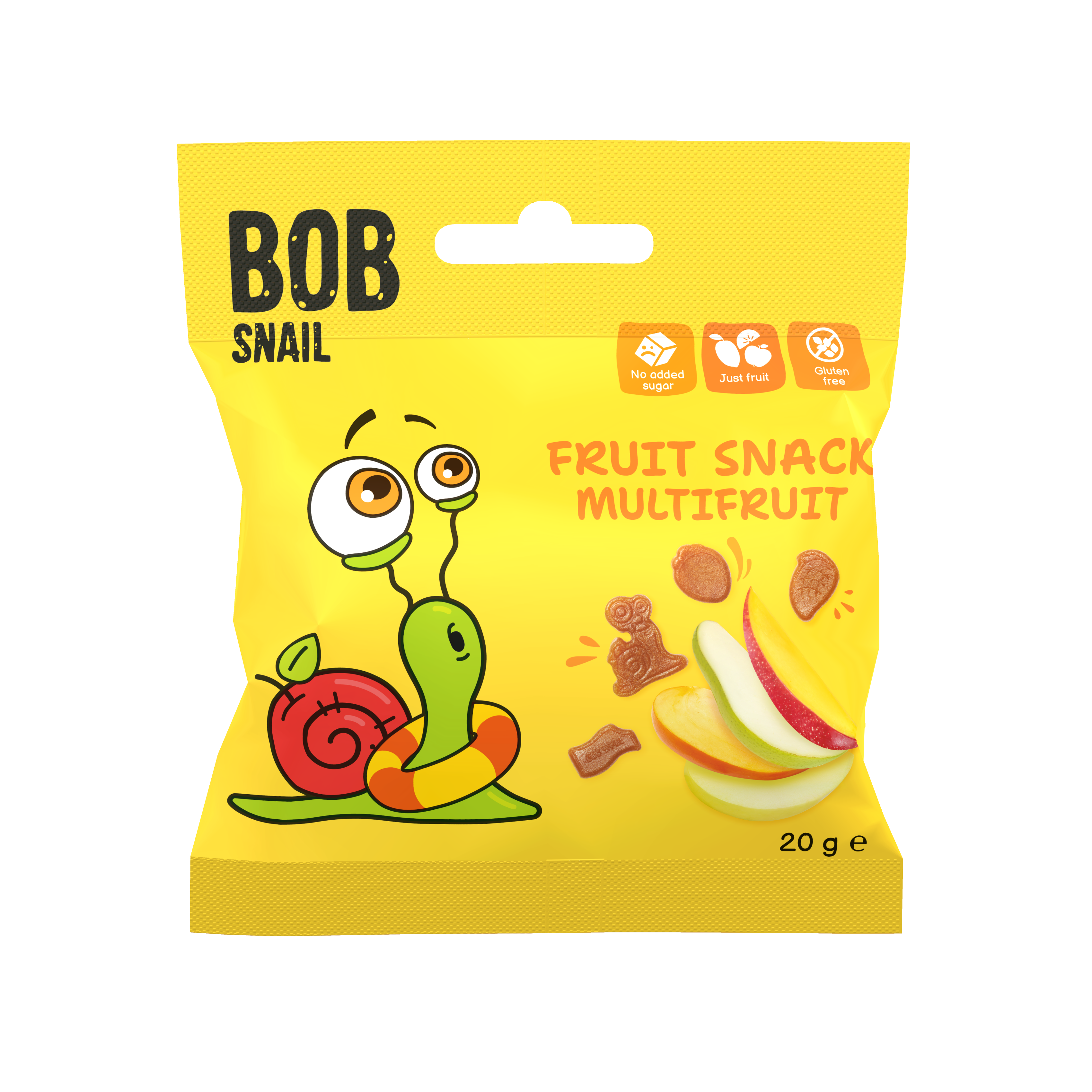 Bob Snail gyümölcs snack multifruit 20 g
