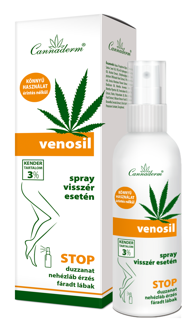 Cannaderm venosil spray visszér esetén 150 ml