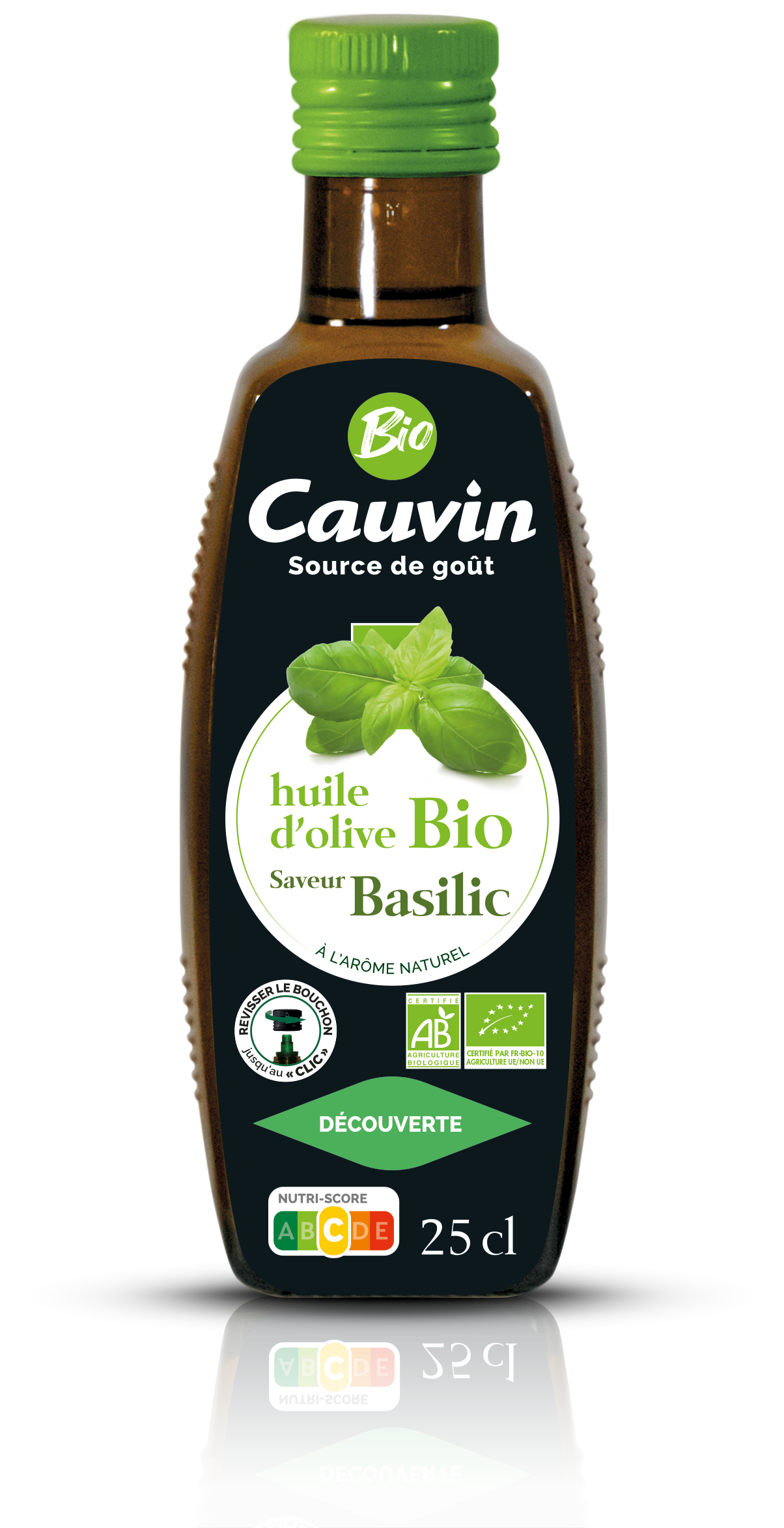 Cauvin bio bazsalikomos olívaolaj 250 ml