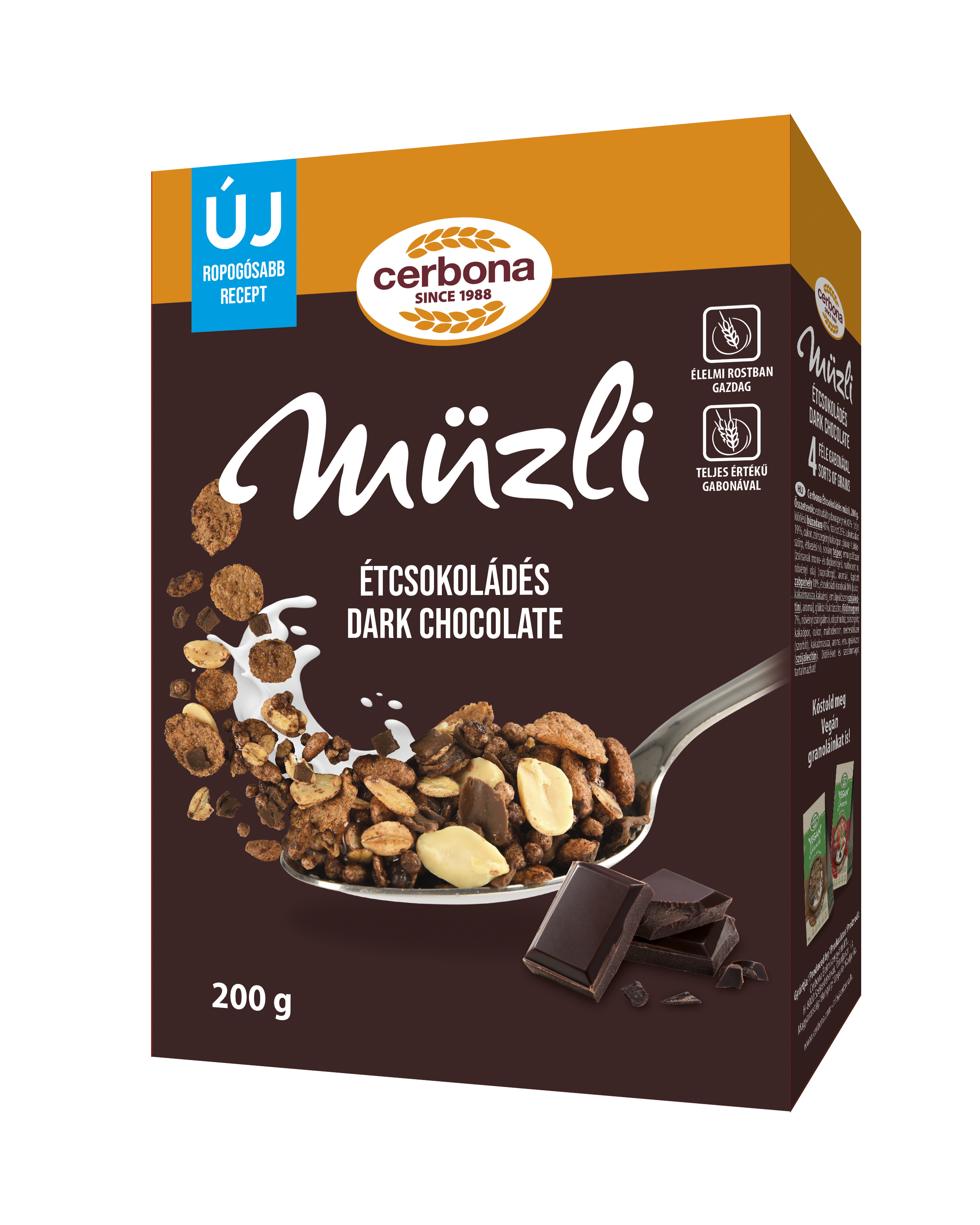Čokoláda Cerbona muesli 200 g