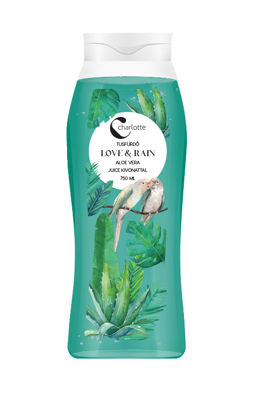 Charlotte tusfürdő love & rain 750 ml