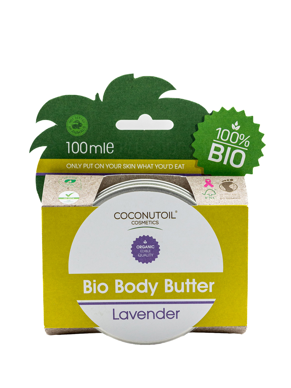Coconutoil cosmetics bio testvaj levendulával 60 ml