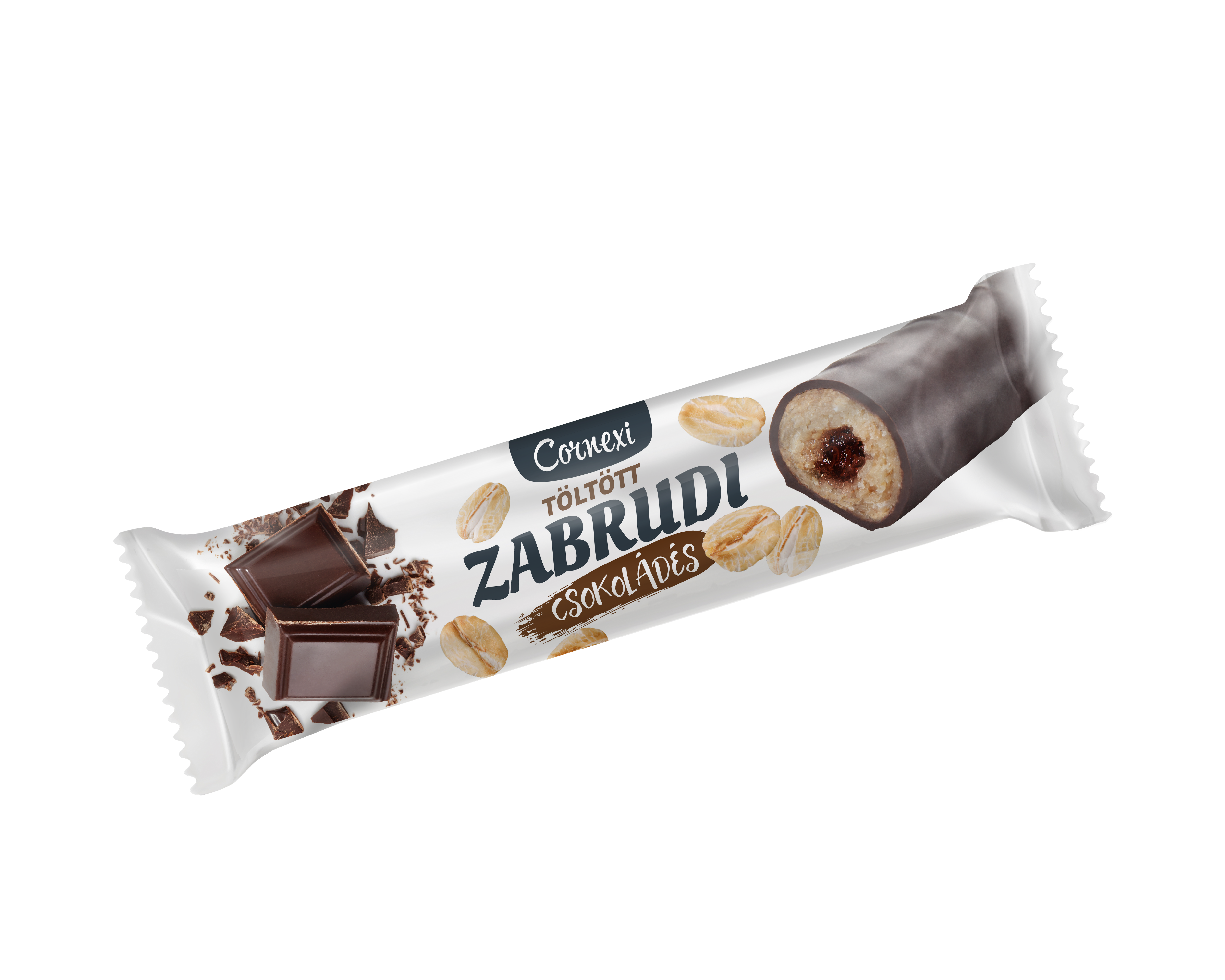 Cornexi zabrudi csokoládés töltelékkel töltött zabrúd kakaós bevonattal 30 g