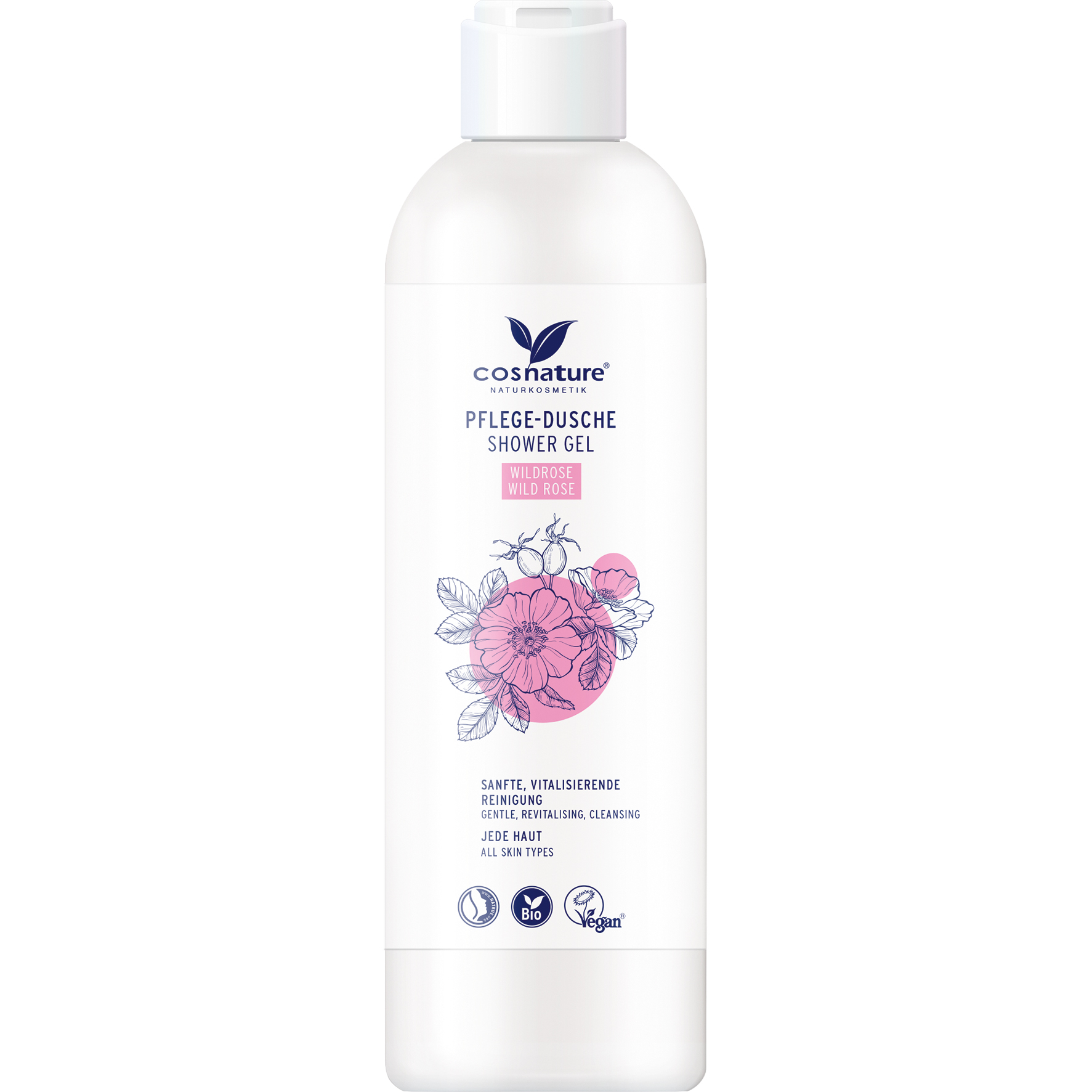 Cosnature tusfürdő gél vadrózsával 250 ml