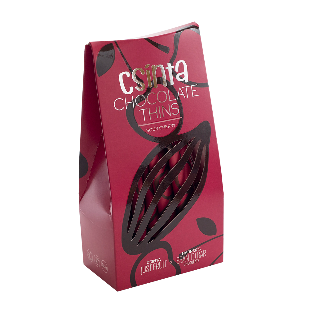Csinta chocolate thins meggy 10db-os 80 g