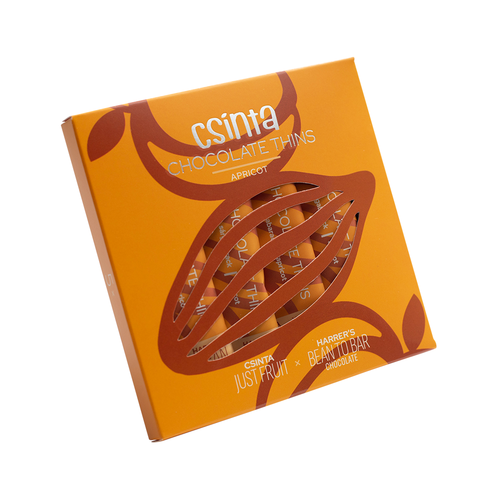 Csinta chocolate thins sárgabarack 5db-os 40 g