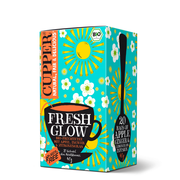 Cupper bio organic fresh glow tea 20 db 40 g