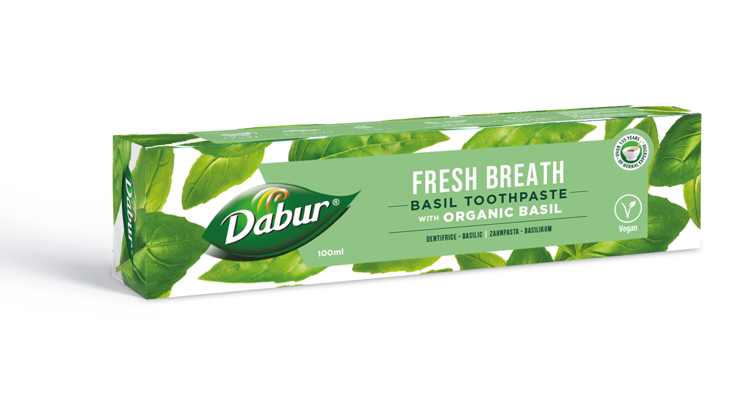 Dabur herbal bazsalikomos fogkrém organikus összetevővel 100 ml