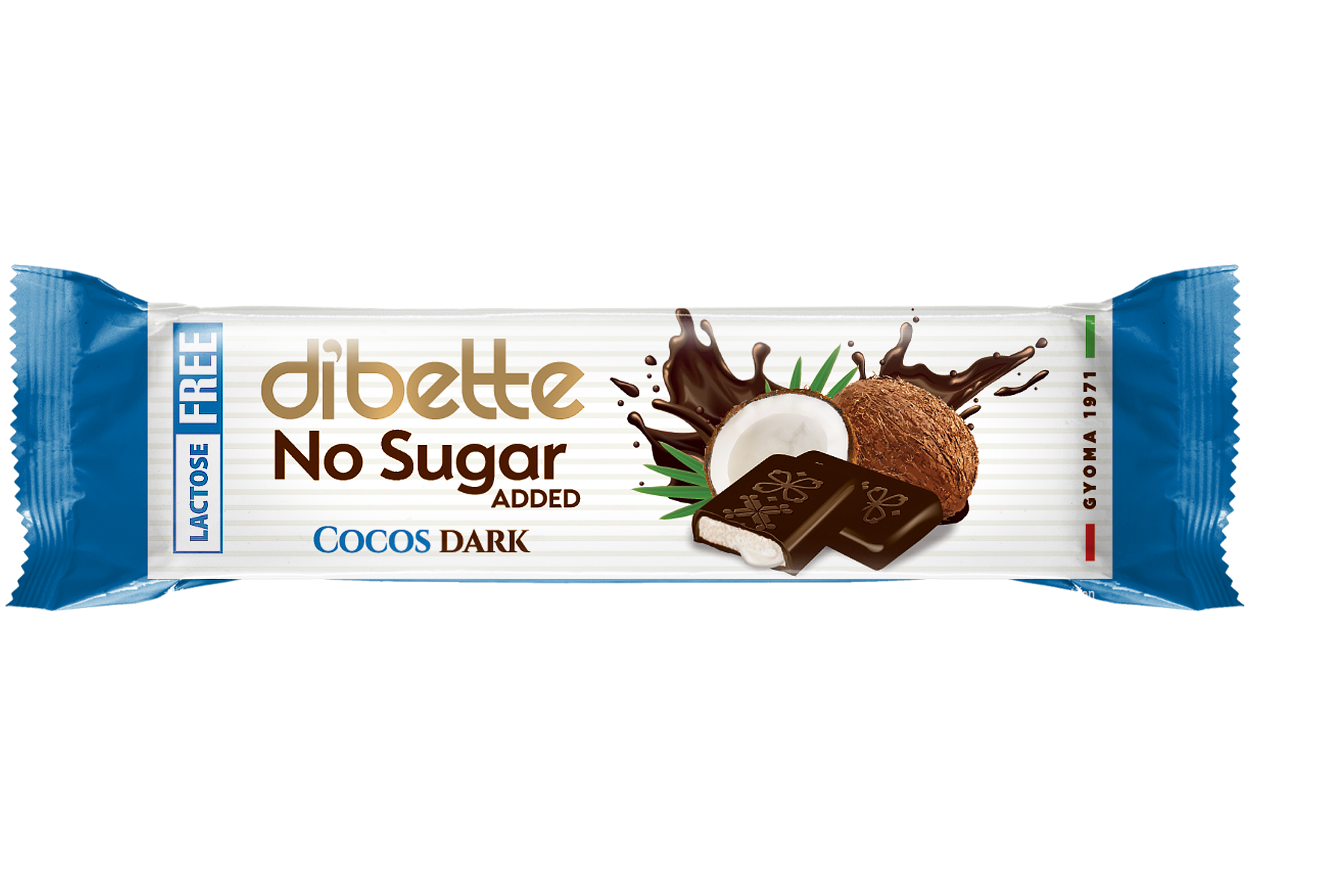 Dibette nas kókusz ízű krémmel töltött étcsokoládé hcn laktózmentes 22 g
