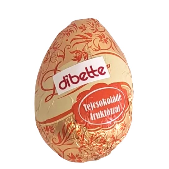 Dibette tejcsokoládé tojás fruktózzal 20 g