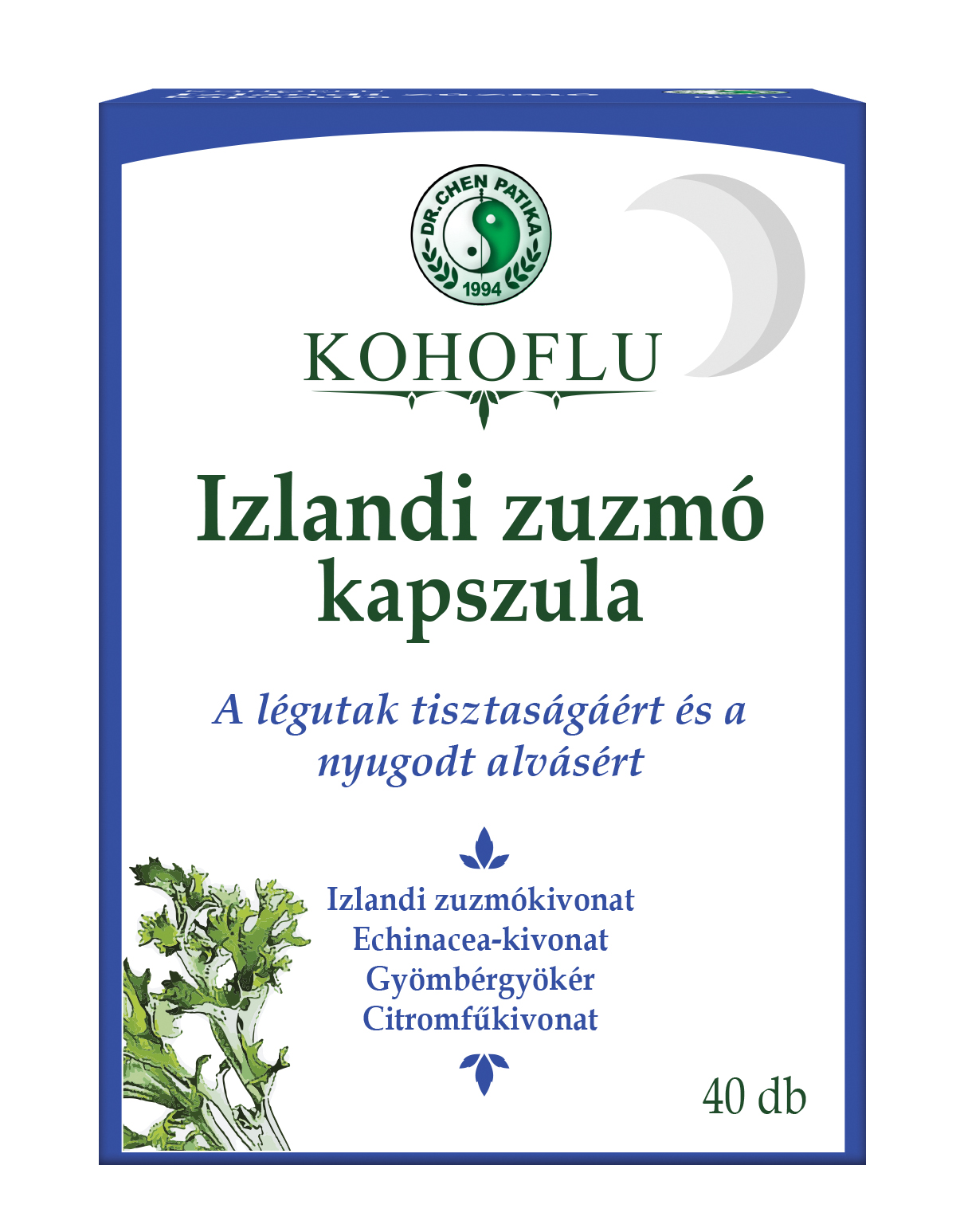 Dr.chen kohoflu izlandi zuzmó kapszula-éjszaka 40 db