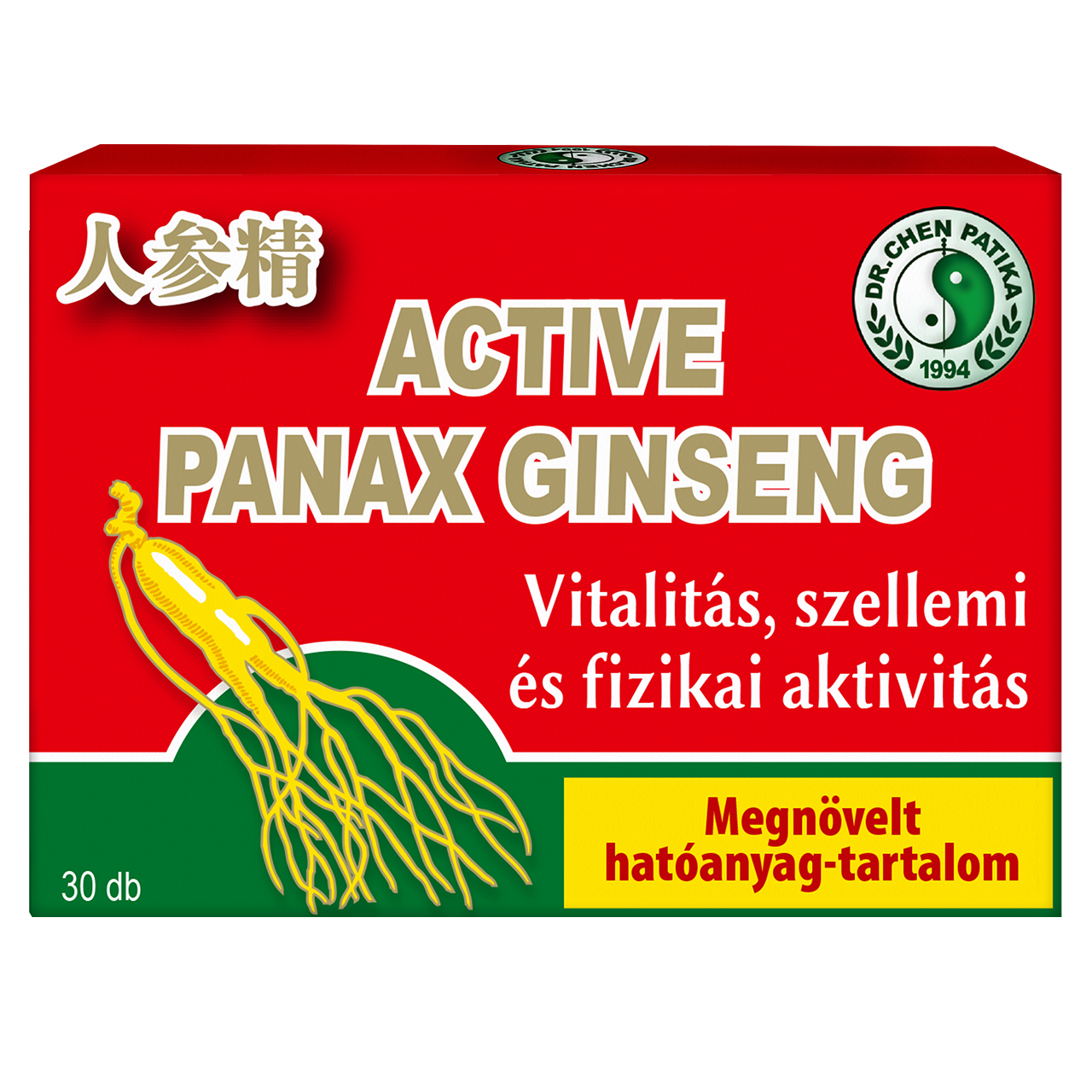 Dr.chen aktív panax ginseng kapszula 30 db