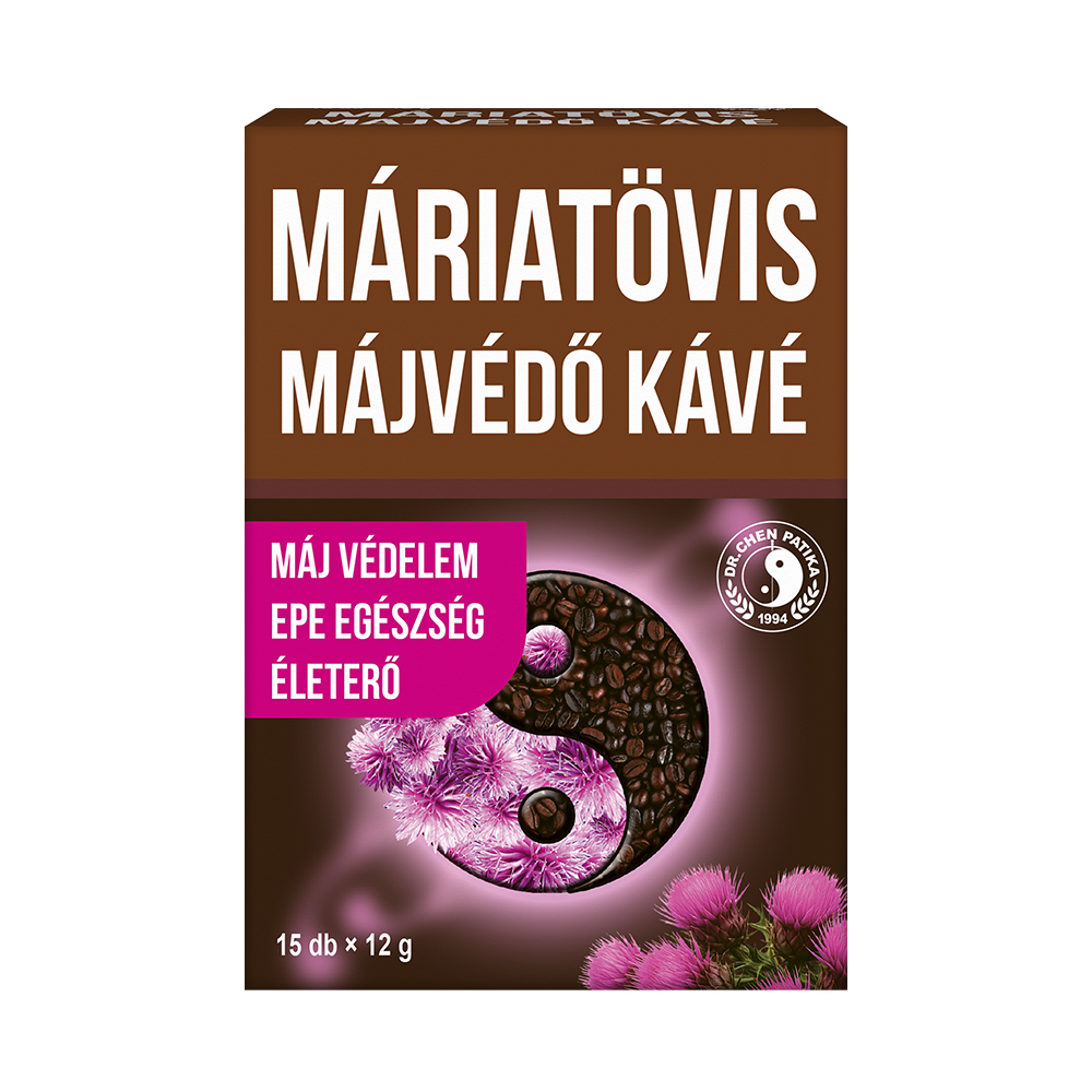 Dr.chen máriatövis májvédő instant kávé 15 db