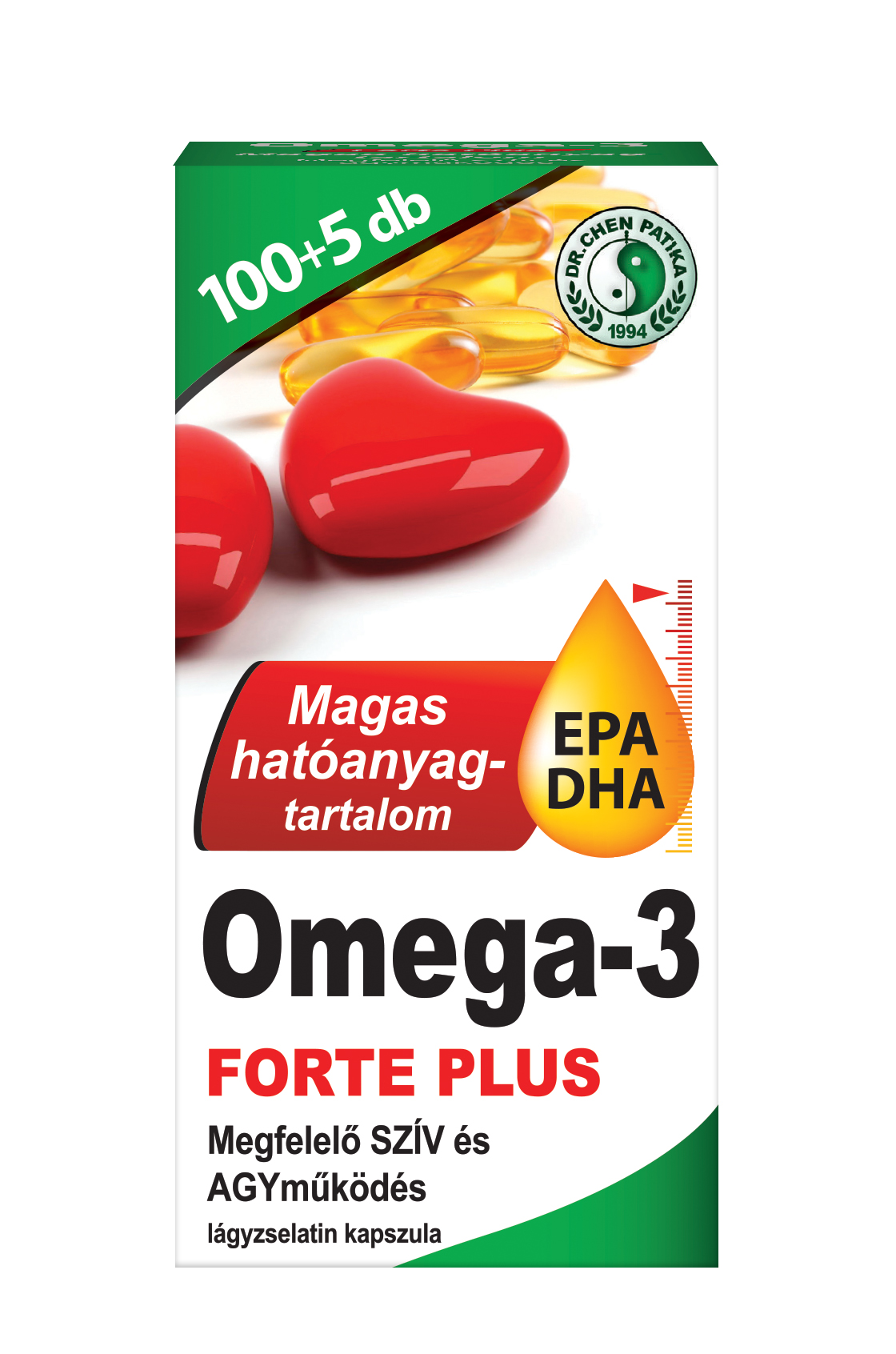 Dr.chen omega-3 forte plus kapszula 105 db