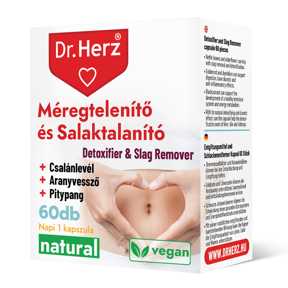 Dr.herz méregtelenítő és salaktalanító kapszula 60 db
